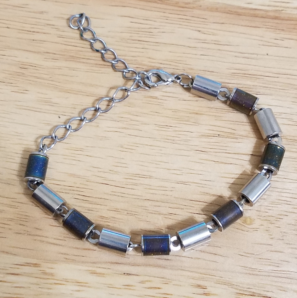 Silver Mood Adjustable Bracelet